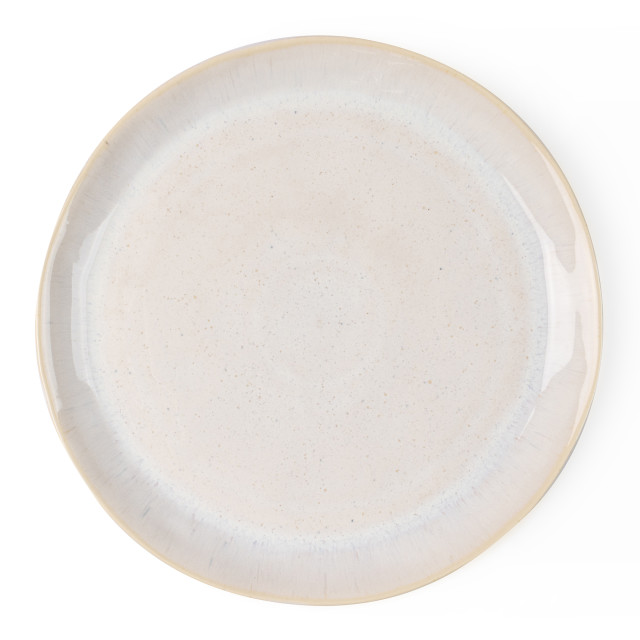 Yuppiechef Fiesta Dinner Plates, Set of 4 - Eggnog top view
