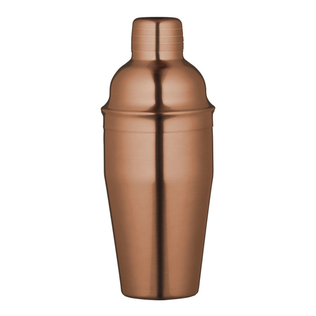 KitchenCraft BarCraft Copper Finish Cocktail Shaker, 500ml