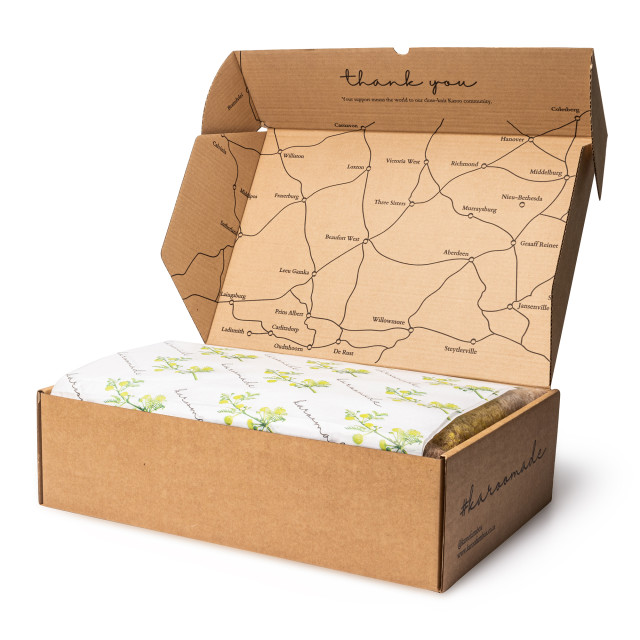 Karoo Farm Box Karoo Explorer's Gift Box open
