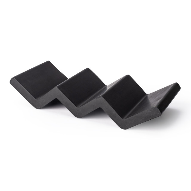 Alkaline Zigzag Wine Rack - Black