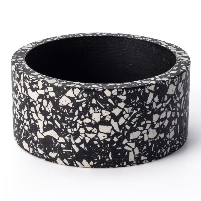 Alkaline Terrazzo Wine Holder - Black