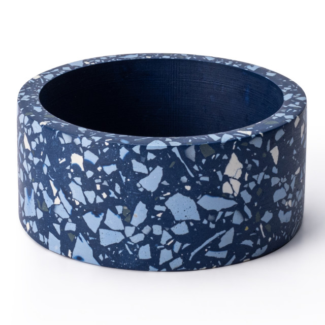 Alkaline Terrazzo Wine Holder - Navy Blue