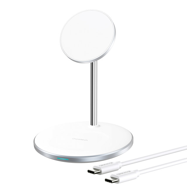 Choetech Wireless 2-in-1 Magnetic Fast Charging Stand, 15W