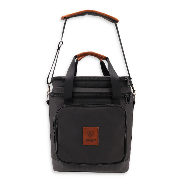 Kulgo Black Picnic Cooler angle