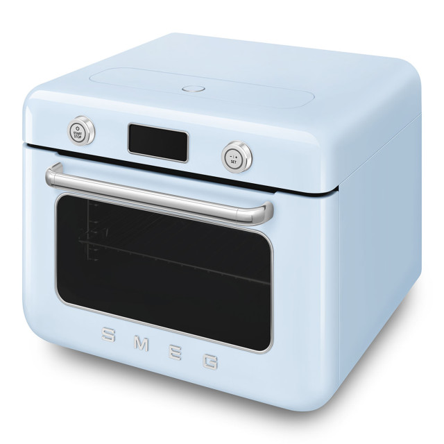 Smeg Retro Countertop Steam Oven - Pastel Blue