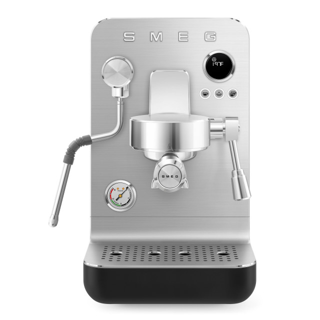 Smeg Minipro Espresso Machine - Matte Black angle