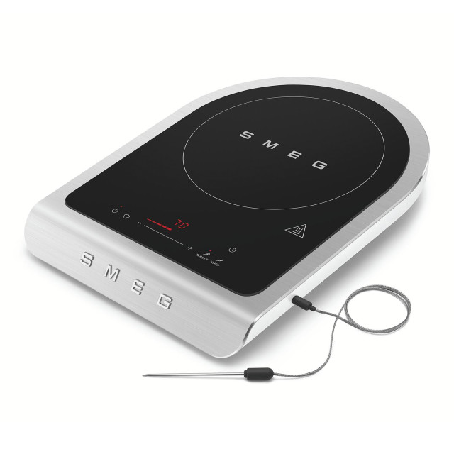 Smeg Portable Induction Plate with Probe - Matte White