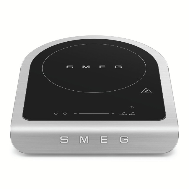 Smeg Portable Induction Plate with Probe - Matte Emerald Green angle