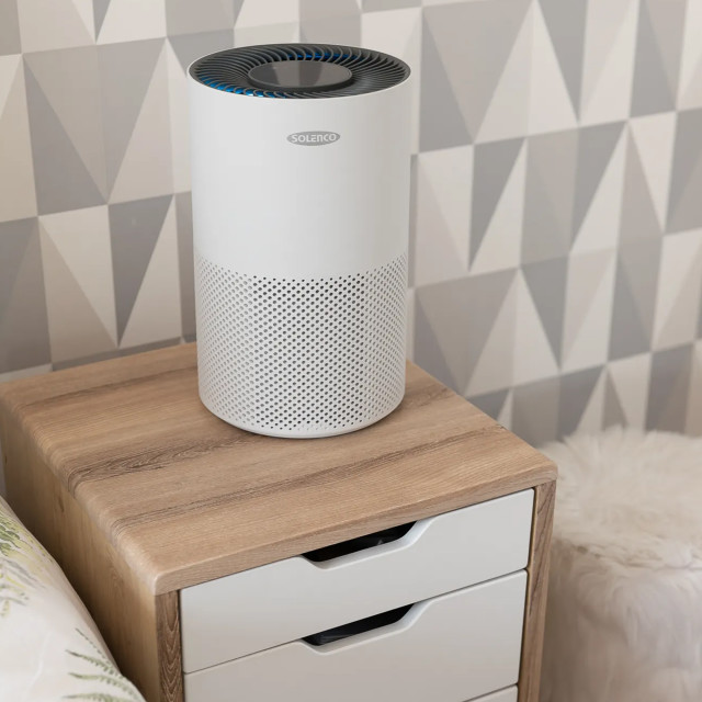 Solenco 204 Air Purifier on a side table