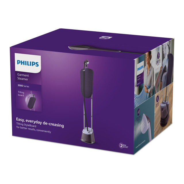 Philips 3000 Series Stand Garment Steamer packaging