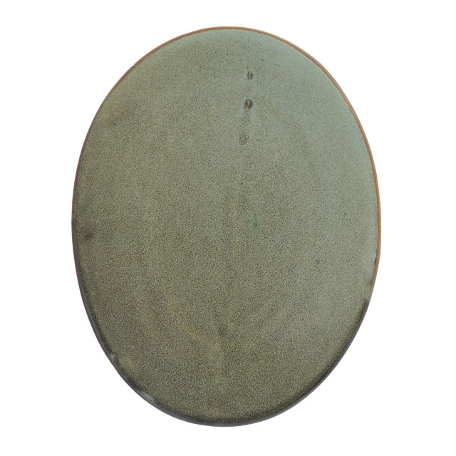 Mervyn Gers Large Oval Plate, 32cm - Paternoster top down view