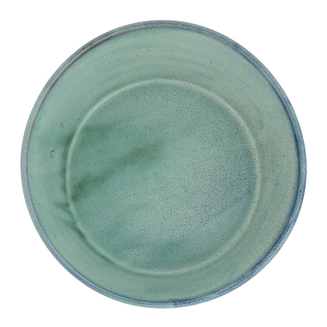 Mervyn Gers Glazed Stoneware WW Bowl, 22cm - Churchaven Top Down View