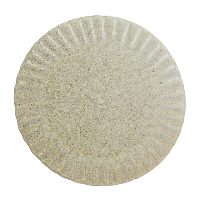 Mervyn Gers Paper Collection Glazed Stoneware Dinner Plate, 30cm - Ostrich Top Down View
