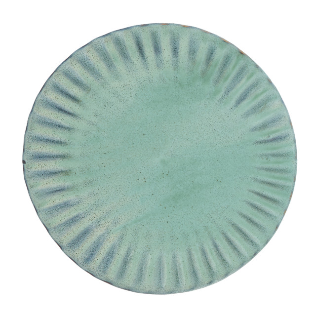 Mervyn Gers Paper Collection Glazed Stoneware Dinner Plate, 30cm - Churchaven Top Down View