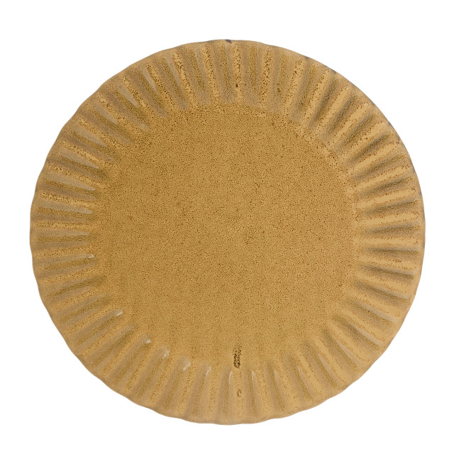 Mervyn Gers Paper Collection Glazed Stoneware Dinner Plate, 30cm - Kalahari Top Down View
