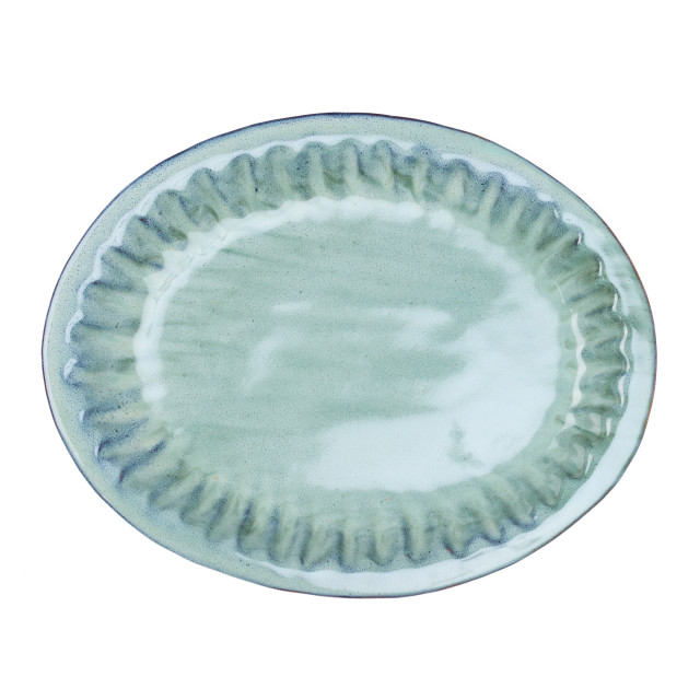 Mervyn Gers Scalloped Oval Platter, 46cm - Churchaven