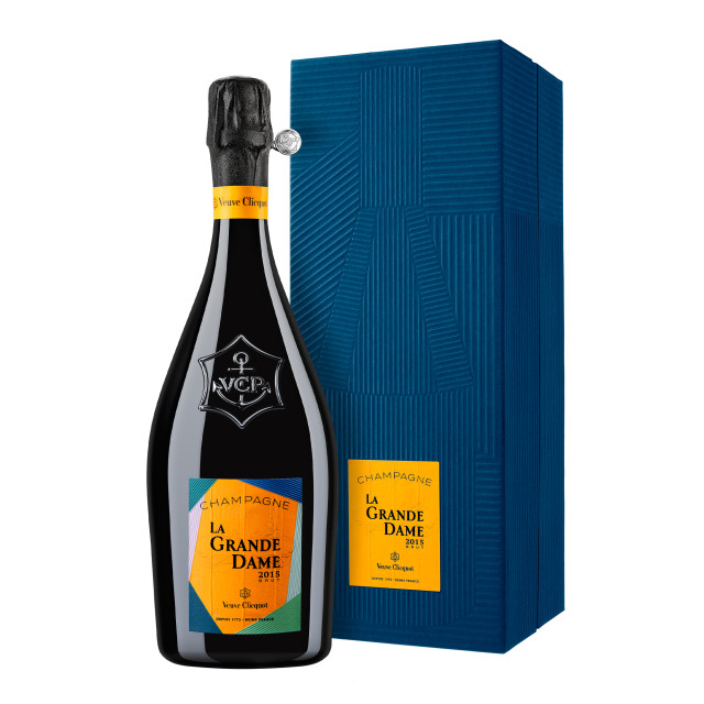 Veuve Clicquot 2015 La Grande Dame Brut Champagne, 750ml packaging