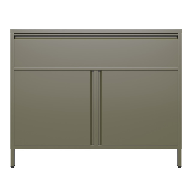 Popstrukt Bon Bon Buddy Sideboard - Moss Grey angle