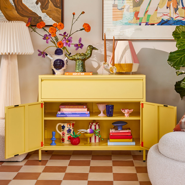 Popstrukt Bon Bon Buddy Sideboard - Butter Yellow