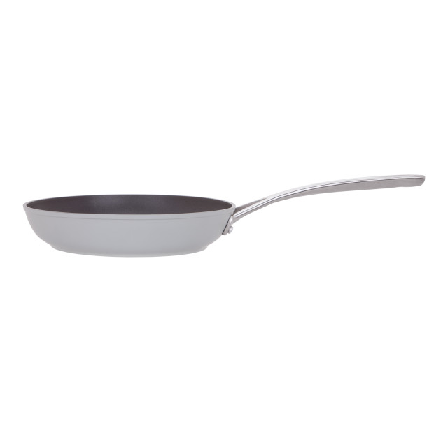 Laura Ashley Non-Stick Frying Pan, 28cm - Dark Dove Grey angle