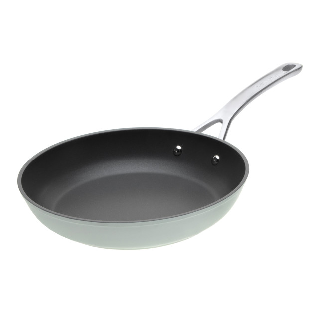 Laura Ashley Non-Stick Frying Pan, 28cm - Sage Leaf