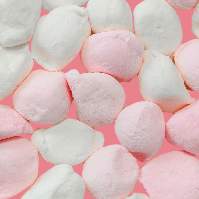 Navinos Pink & White Marshmallows on a tray