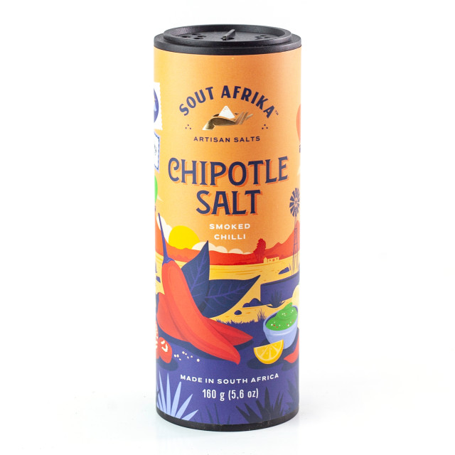 Funky Ouma Sout Afrika Chipotle Chilli Salt, 150g