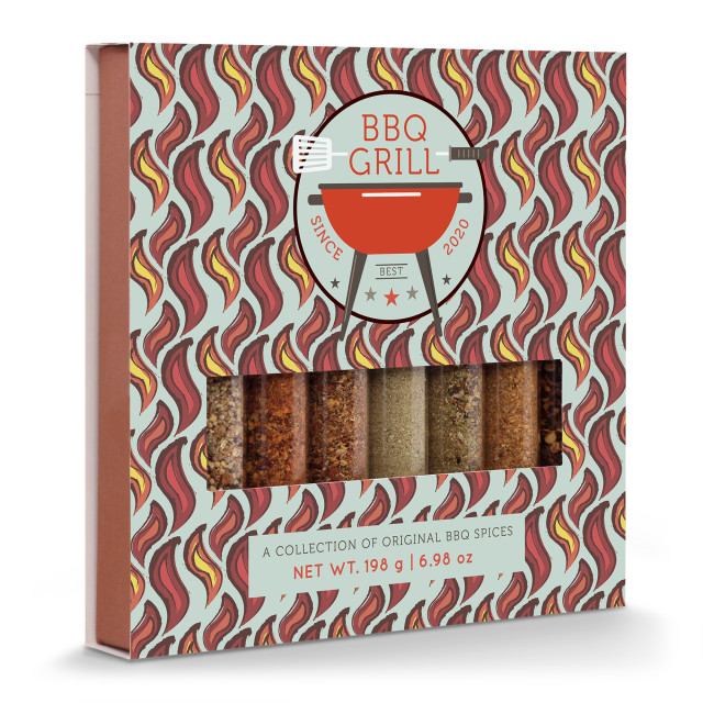 Eat Art BBQ Grill Rub and Seasonings, Set of 8