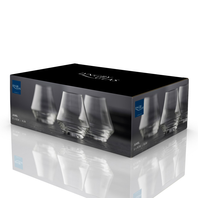Lyngby Glas Juvel Rum Glasses, Set of 6 packaging