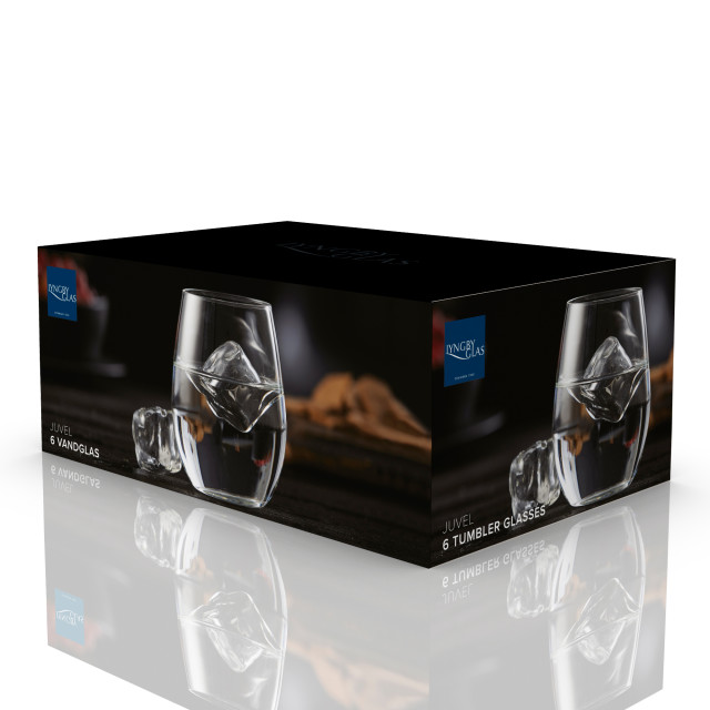 Lyngby Glas Juvel Water Glasses, Set of 6 packaging
