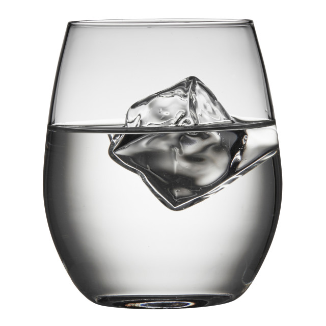Lyngby Glas Juvel Water Glasses, Set of 6 detail with ice