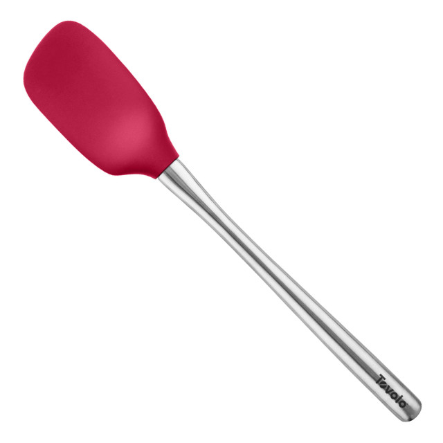 Tovolo Flex-Core Spoonula with Stainless Steel Handle - Viva Magenta