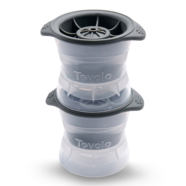 Tovolo Soccer Ball Ice Moulds, Set of 2 stacked