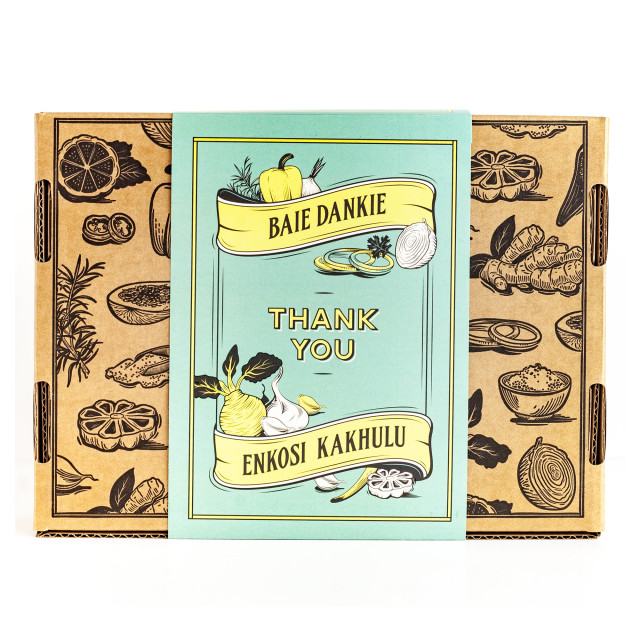 Funky Ouma Thank You Gift Box packaging