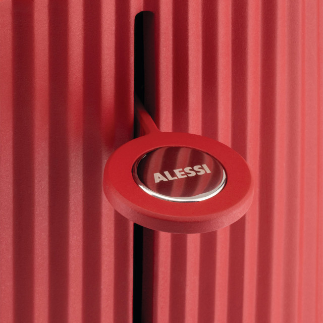 Alessi Plisse 2-Slice Toaster - Red detail