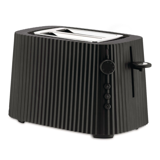Alessi Plisse 2-Slice Toaster - Black