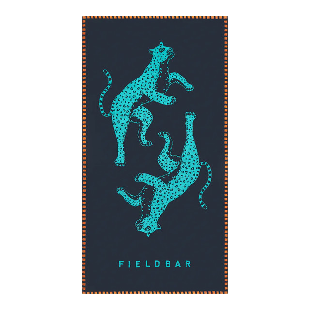 Fieldbar Seabed Beach & Bath Towel, 95cm x 170cm - Sea Boat Blue