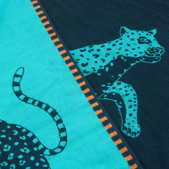 Fieldbar Seabed Beach & Bath Towel, 95cm x 170cm - Sea Boat Blue detail