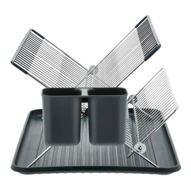 Funktion Dish Drying Rack with Drip Tray angle