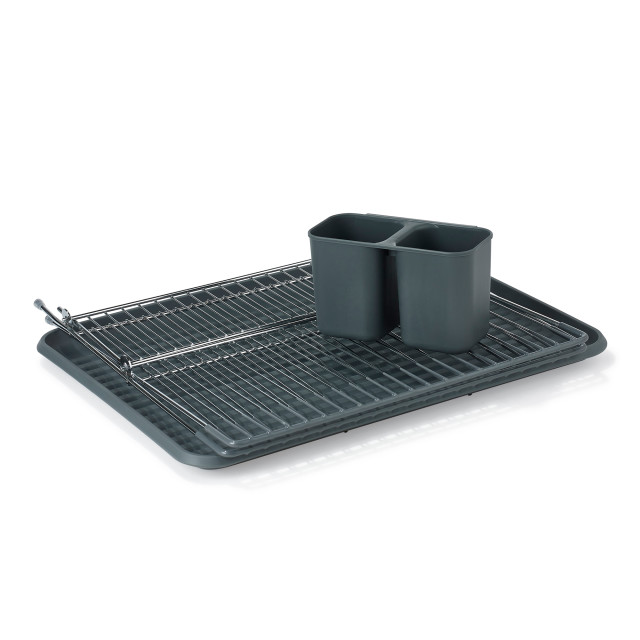 Funktion Dish Drying Rack with Drip Tray angle