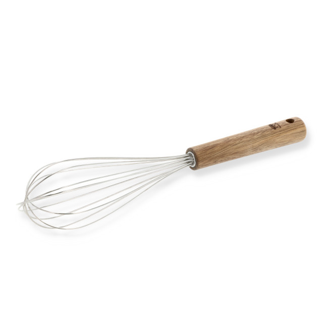 HOLM Stainless Steel Whisk with Acacia Wood Handle