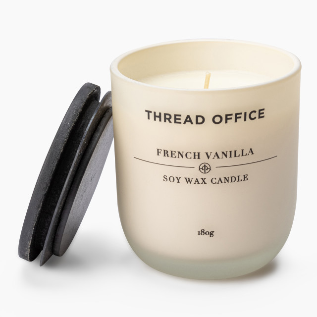 Thread Office Vanilla Candle with Lid, 160g