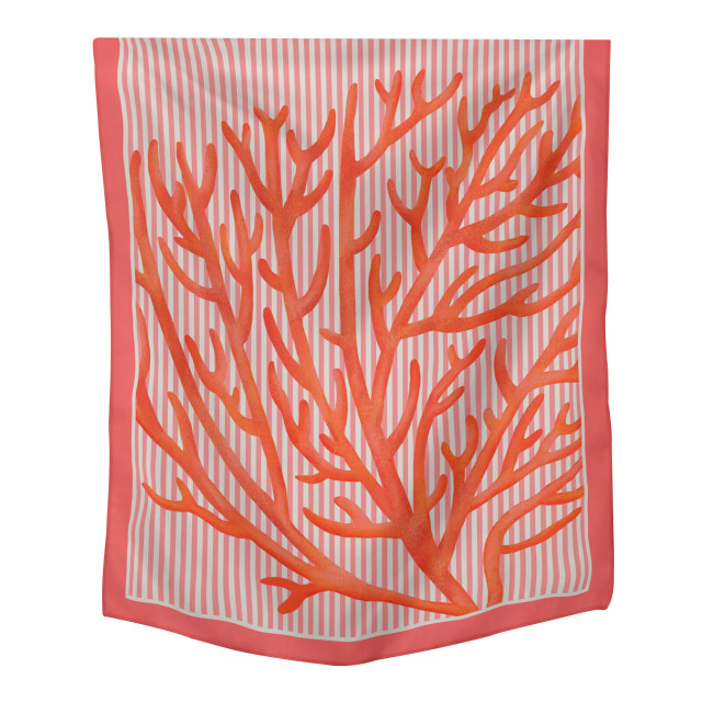 Cara Saven 4 Decor Coral Club Tablecloth - 8-10 Seater