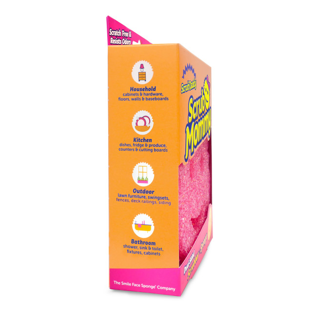 Scrub Daddy Pink Scrub Mommy Sponge angle