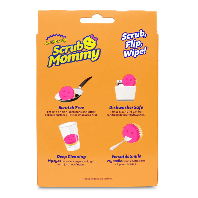 Scrub Daddy Pink Scrub Mommy Sponge angle