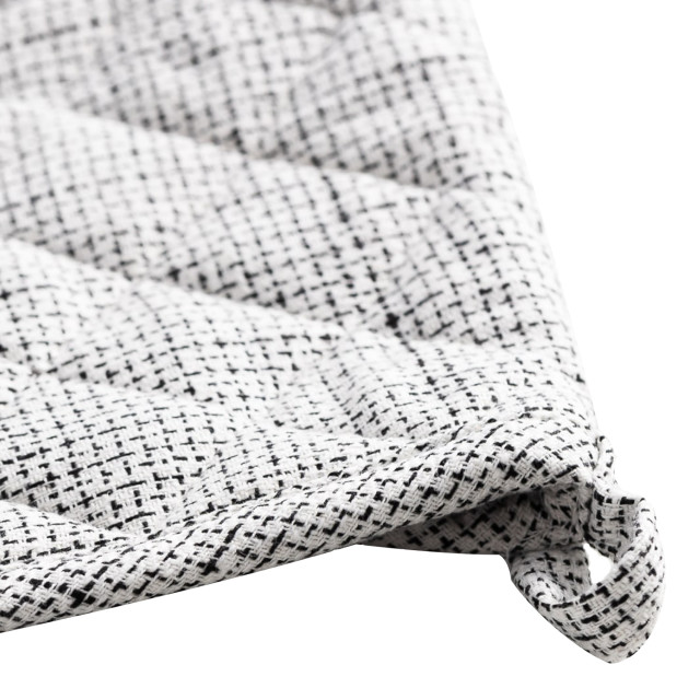Salisbury & Co Devon Double Oven Mitt - White detail