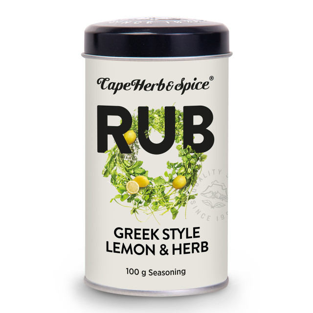 Cape Herb & Spice Rub, 100g - Greek Lemon & Herb