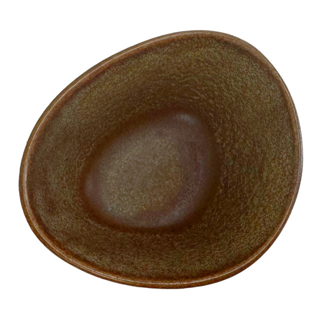 Nova Craft Earth Oblong Dip Bowl, 7cm - Mocha angle