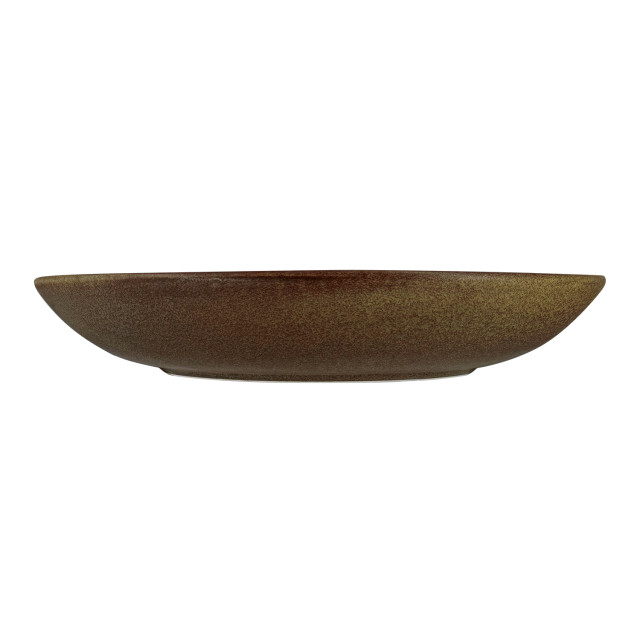 Nova Craft Earth Mocha Oval Bowl - 21.5cm angle