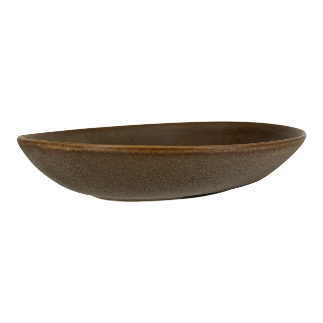 Nova Craft Earth Mocha Oval Bowl - 21.5cm